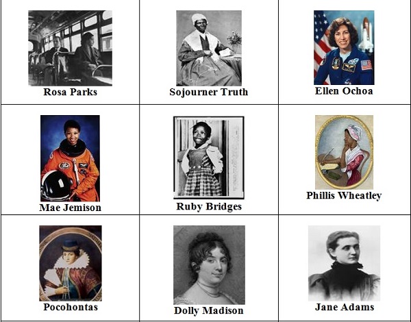 Women In History - match cards