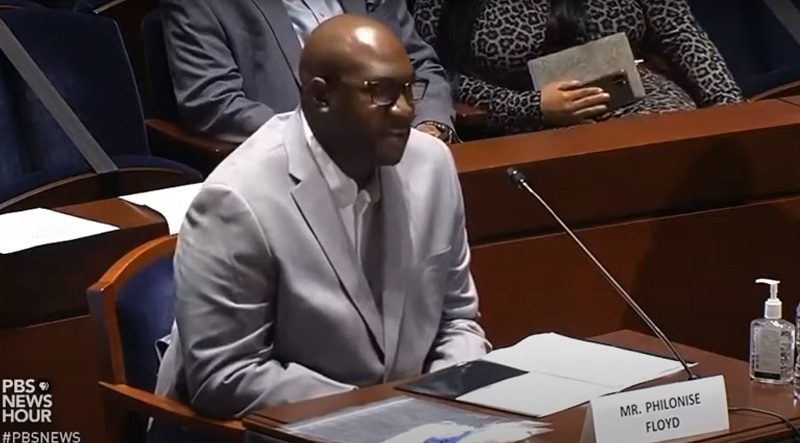 Philonise Floyd Testifies Before Congress After Brother’s Funeral
